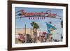 Fremont Street and Neon Sign, Las Vegas, Nevada, United States of America, North America-Michael DeFreitas-Framed Photographic Print