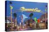 Fremont Street and Neon Sign, Las Vegas, Nevada-Michael DeFreitas-Stretched Canvas