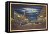 Fremont Street at Night, Las Vegas, Nevada-null-Framed Stretched Canvas