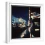 Fremont Street at Night Lit Up by Gambling Casino Neon Signs-Nat Farbman-Framed Premium Photographic Print