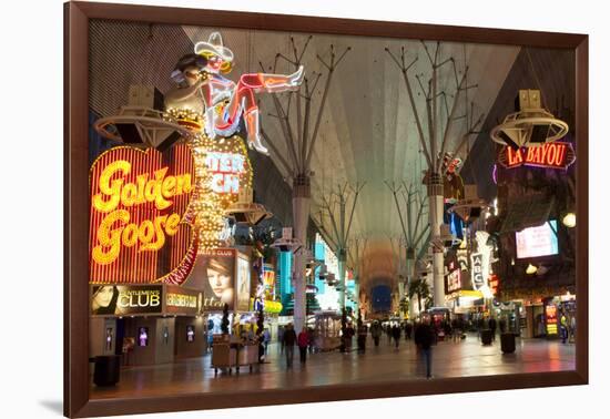 Fremont Street Experience Las Vegas, Nevada, USA-Michael DeFreitas-Framed Photographic Print