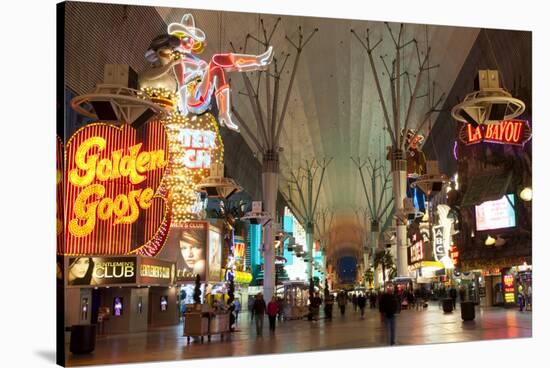 Fremont Street Experience Las Vegas, Nevada, USA-Michael DeFreitas-Stretched Canvas