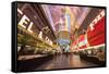 Fremont Street Experience Las Vegas, Nevada, USA-Michael DeFreitas-Framed Stretched Canvas