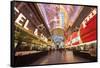 Fremont Street Experience Las Vegas, Nevada, USA-Michael DeFreitas-Framed Stretched Canvas