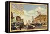 Fremont Street, Las Vegas, Nevada-null-Framed Stretched Canvas