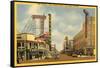 Fremont Street, Las Vegas, Nevada-null-Framed Stretched Canvas