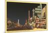 Fremont Street, Las Vegas, Nevada-null-Mounted Premium Giclee Print