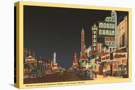 Fremont Street, Las Vegas, Nevada-null-Stretched Canvas