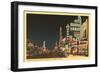 Fremont Street, Las Vegas, Nevada-null-Framed Art Print