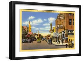 Fremont Street, Las Vegas, Nevada-null-Framed Art Print