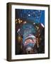 Fremont Street Light and Sound Show Experience, Fremont Street, at Night, Las Vegas, Nevada, USA-Robert Harding-Framed Photographic Print