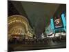 Fremont Street, the Older Part of Las Vegas, at Night, Las Vegas, Nevada, USA-Robert Harding-Mounted Photographic Print