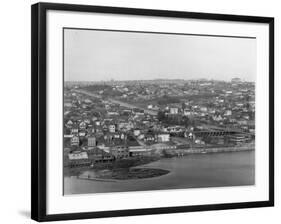 Fremont & Wallingford Photograph - Seattle, WA-Lantern Press-Framed Art Print