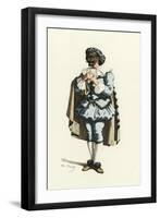 Fren. Theatre, Marc-Aurel-Maurice Sand-Framed Art Print