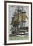 French 92 Gun Warship Napoleon, 1850-null-Framed Giclee Print