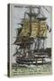 French 92 Gun Warship Napoleon, 1850-null-Stretched Canvas