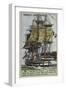 French 92 Gun Warship Napoleon, 1850-null-Framed Giclee Print