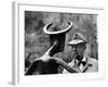 French Actor Jacques Tati Looking at a Sculpture-Yale Joel-Framed Premium Photographic Print