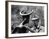 French Actor Jacques Tati Looking at a Sculpture-Yale Joel-Framed Premium Photographic Print