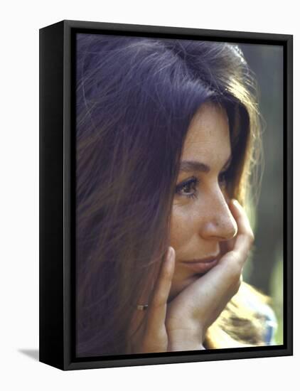 French Actress Anouk Aimee-Bill Eppridge-Framed Stretched Canvas