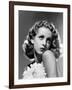 French actress Danielle Darrieux, 1938 (b/w photo)-null-Framed Photo