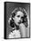 French actress Danielle Darrieux, 1938 (b/w photo)-null-Framed Stretched Canvas