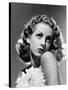 French actress Danielle Darrieux, 1938 (b/w photo)-null-Stretched Canvas