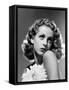 French actress Danielle Darrieux, 1938 (b/w photo)-null-Framed Stretched Canvas