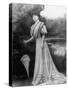 French Actress Posing for Cameo Modeling Ladies' Fashion, Belle Epoque-null-Stretched Canvas