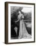 French Actress Posing for Cameo Modeling Ladies' Fashion, Belle Epoque-null-Framed Photographic Print