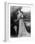 French Actress Posing for Cameo Modeling Ladies' Fashion, Belle Epoque-null-Framed Photographic Print