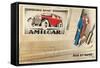 French Advertisement for Amilcar-null-Framed Stretched Canvas