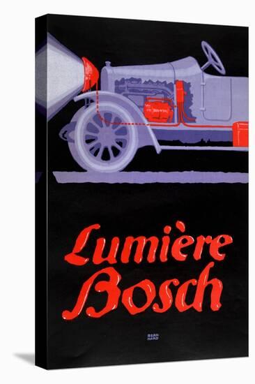 French Advertisement for Bosch Car Headlamps, 1913-Bern Hard-Stretched Canvas