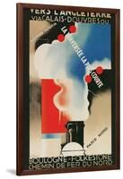 French Advertisement for Crossing the English Channel-null-Framed Giclee Print