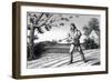 French Agriculture; Sowing Seed Broadcast, Late 18th Century-null-Framed Giclee Print