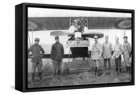 French Air Ace Adolphe Pegoud, 1914-1915-null-Framed Stretched Canvas