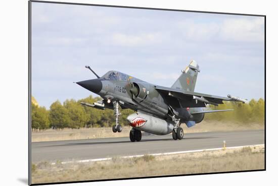 French Air Force Mirage F1Cr Taking Off from Albacete Air Base-Stocktrek Images-Mounted Photographic Print
