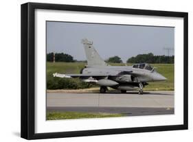 French Air Force Rafale Aircraft with a Full Load of Mica Missiles-null-Framed Photographic Print