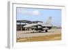 French Air Force Rafale B Taxiing at Natal Air Force Base, Brazil-Stocktrek Images-Framed Photographic Print
