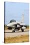 French Air Force Rafale B Taxiing at Natal Air Force Base, Brazil-Stocktrek Images-Stretched Canvas