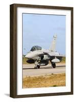 French Air Force Rafale B Taxiing at Natal Air Force Base, Brazil-Stocktrek Images-Framed Photographic Print