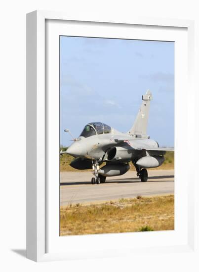 French Air Force Rafale B Taxiing at Natal Air Force Base, Brazil-Stocktrek Images-Framed Photographic Print