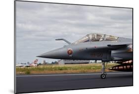 French Air Force Rafale Jet During the Nato Tiger Meet 2014-null-Mounted Photographic Print