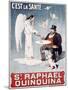 French Alcohol Ad, c1900-null-Mounted Giclee Print