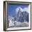 French Alps: the Dru Mountain (3750 Metres High) Viewed from Chamonix-null-Framed Photographic Print