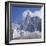 French Alps: the Dru Mountain (3750 Metres High) Viewed from Chamonix-null-Framed Photographic Print