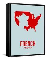 French America Poster 1-NaxArt-Framed Stretched Canvas