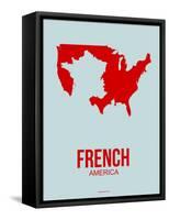 French America Poster 1-NaxArt-Framed Stretched Canvas