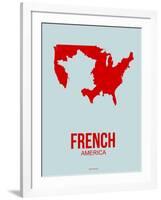 French America Poster 1-NaxArt-Framed Art Print