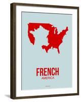 French America Poster 1-NaxArt-Framed Art Print